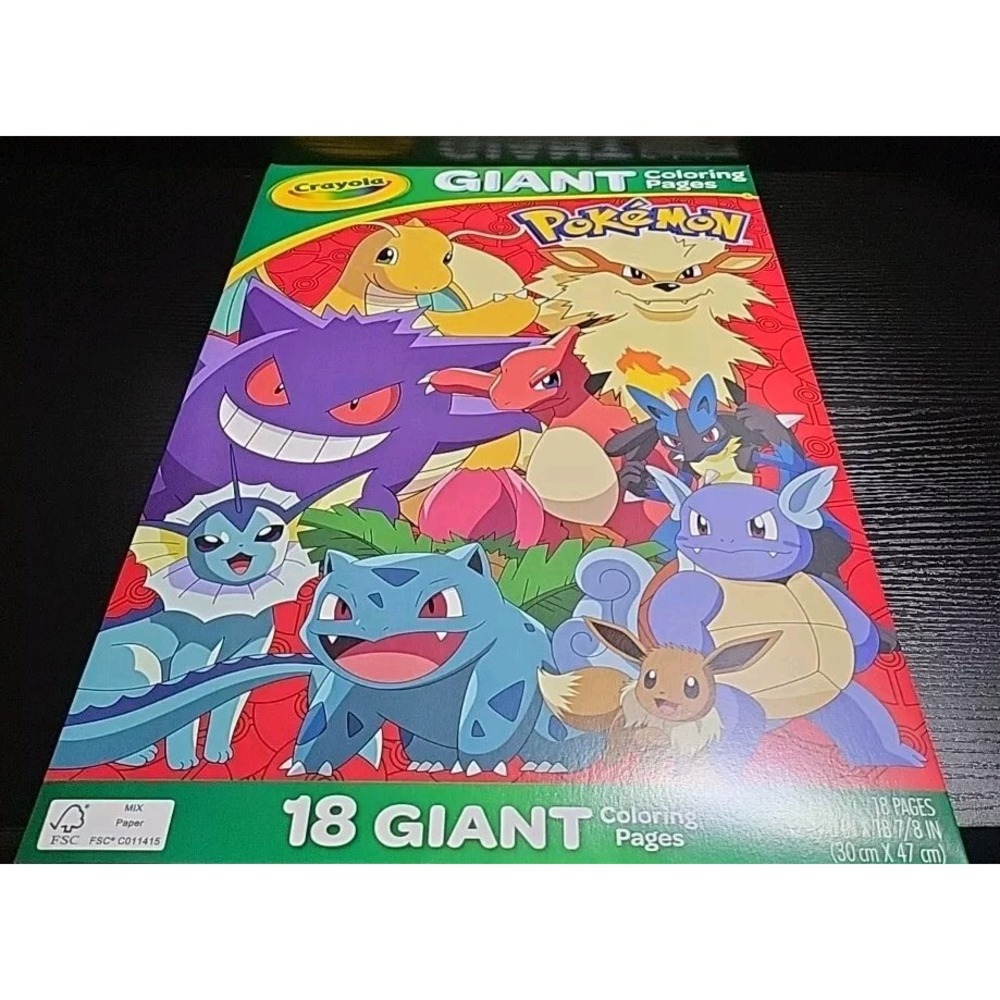 Pokémon Giant Coloring Pages by Crayola